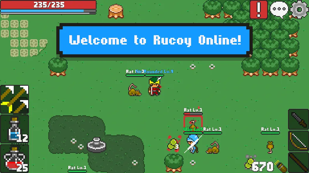 Rucoy Online - MMORPG MMO RPG (Рукой Онлайн)  [МОД Unlimited Money] Screenshot 1