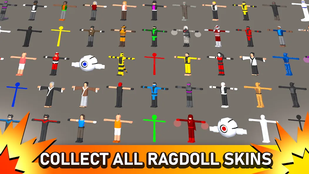 Smashgrounds.io: Ragdoll Arena  [МОД Много денег] Screenshot 5