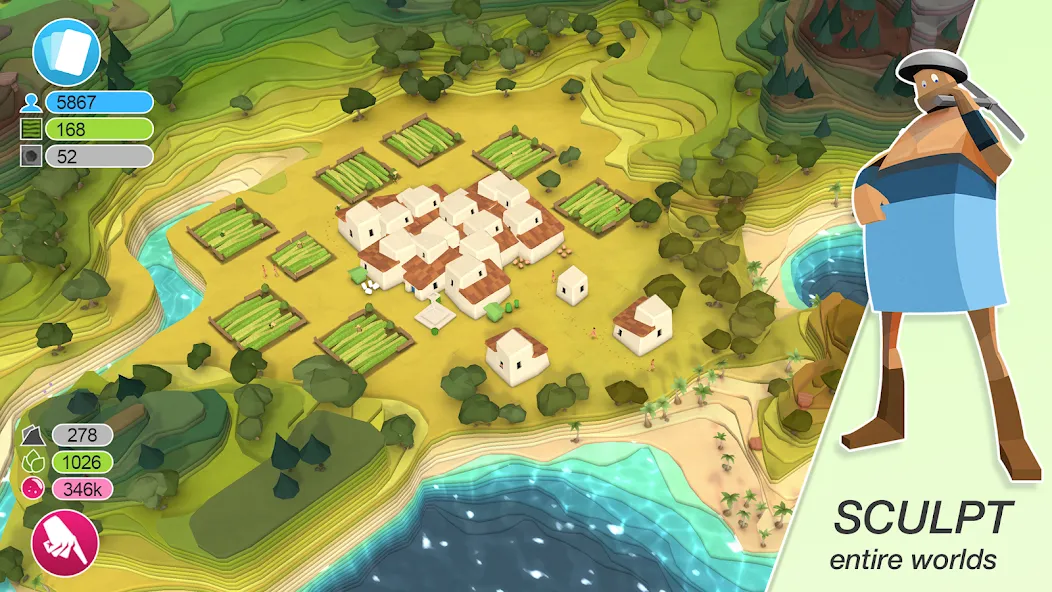 Godus (Годус)  [МОД Unlocked] Screenshot 1