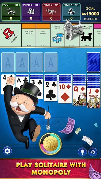 MONOPOLY Solitaire: Card Games (Монополия Солитер)  [МОД Unlocked] Screenshot 1