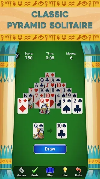 Pyramid Solitaire - Card Games (Пирамида Солитер)  [МОД Бесконечные деньги] Screenshot 3