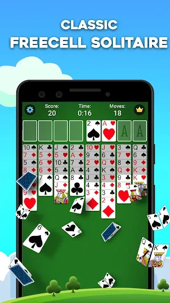 FreeCell Solitaire: Card Games (Фрицелл пасьянс)  [МОД Unlimited Money] Screenshot 1