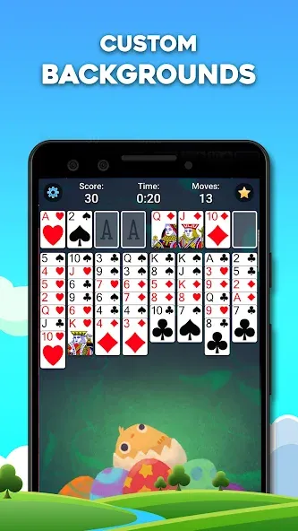 FreeCell Solitaire: Card Games (Фрицелл пасьянс)  [МОД Unlimited Money] Screenshot 3