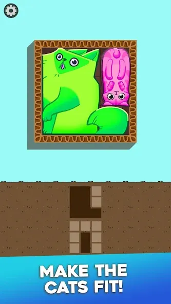 Block Puzzle Cats (Блок Пазл Кошки)  [МОД Бесконечные деньги] Screenshot 3