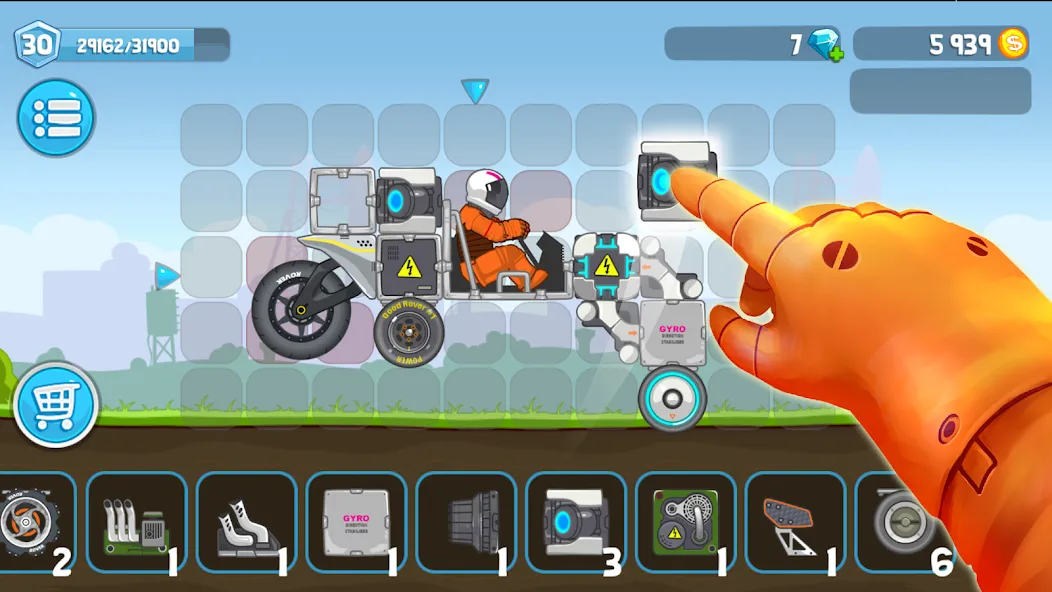 Rovercraft:Race Your Space Car (Роверкрафт)  [МОД Бесконечные монеты] Screenshot 2