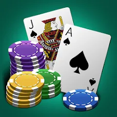 Скачать взломанную World Blackjack King  [МОД Бесконечные монеты] - стабильная версия apk на Андроид