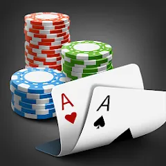 Взломанная Texas holdem poker king  [МОД Бесконечные деньги] - полная версия apk на Андроид