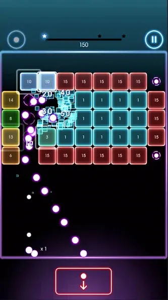 Bricks Breaker Quest  [МОД Много монет] Screenshot 4