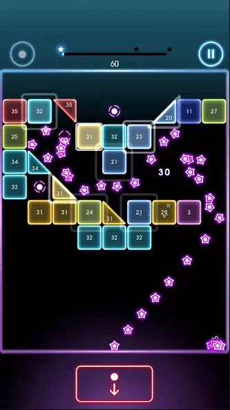 Bricks Breaker Quest  [МОД Много монет] Screenshot 5