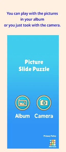 Slide Puzzle with your photo (Слайдпазл с вашим фото)  [МОД Бесконечные монеты] Screenshot 2