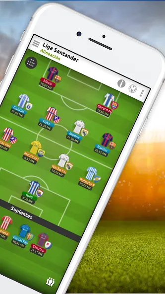 futmondo - soccer manager (футмондо)  [МОД Много денег] Screenshot 2