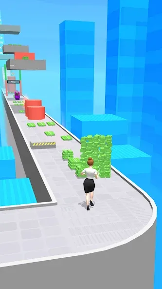 Money Run 3D (Мани Ран 3Д)  [МОД Много монет] Screenshot 3