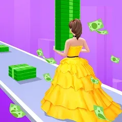 Скачать взломанную Money Run 3D (Мани Ран 3Д)  [МОД Много монет] - последняя версия apk на Андроид