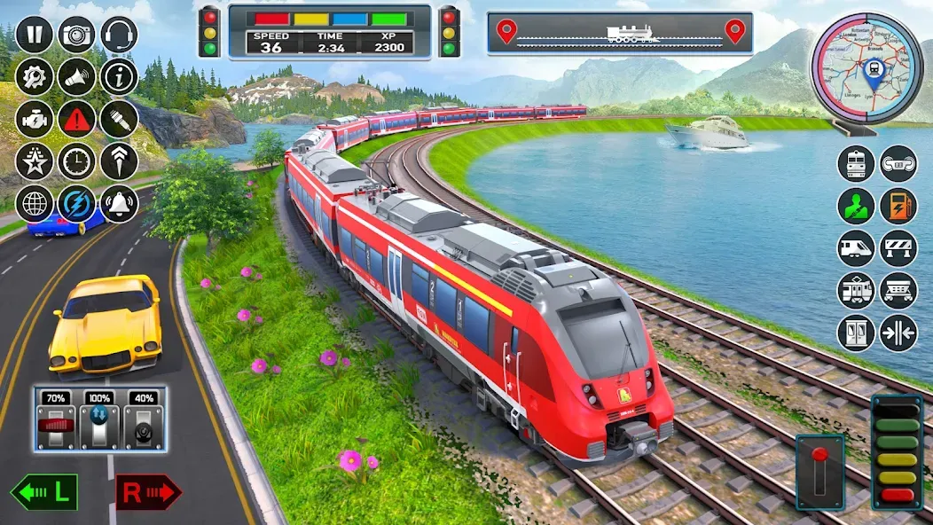 City Train Game 3d Train games  [МОД Unlocked] Screenshot 3