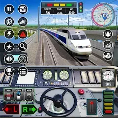 Взломанная City Train Game 3d Train games  [МОД Unlocked] - последняя версия apk на Андроид