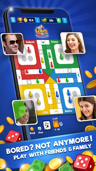 Ludo Club - Fun Dice Game (Лудо Клуб)  [МОД Много монет] Screenshot 2