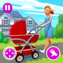 Скачать взломанную Mother Simulator: Family life  [МОД Все открыто] - последняя версия apk на Андроид