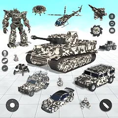 Скачать взлом Tank Robot Game Army Games (армейский танк робот трансформационная игра)  [МОД Menu] - стабильная версия apk на Андроид