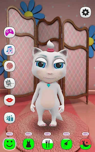 My Talking Kitty Cat  [МОД Unlimited Money] Screenshot 1