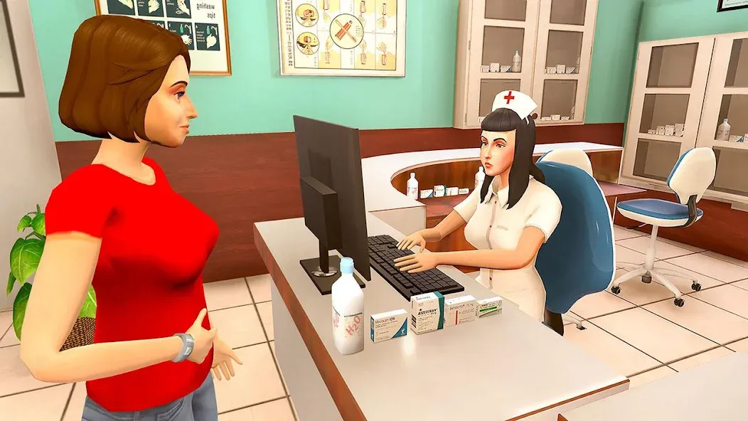 Virtual Pregnant Mom Baby Care (Виртуальная беременная мама Уход за младенцем)  [МОД Mega Pack] Screenshot 1