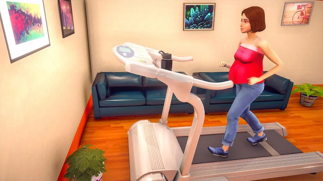 Virtual Pregnant Mom Baby Care (Виртуальная беременная мама Уход за младенцем)  [МОД Mega Pack] Screenshot 3