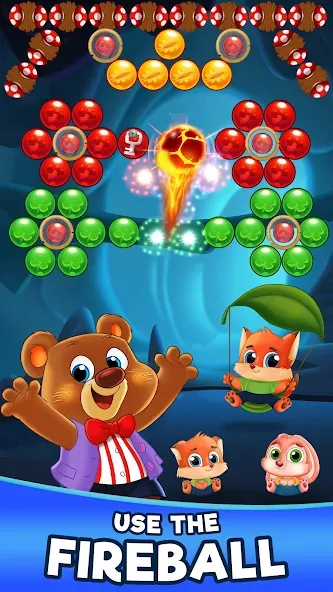 Bubble Friends Bubble Shooter  [МОД Меню] Screenshot 3