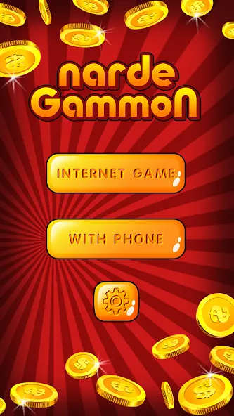 Backgammon Nard offline online  [МОД Menu] Screenshot 1