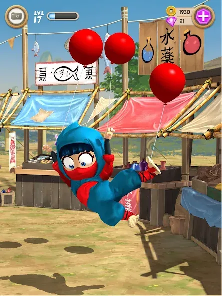 Clumsy Ninja (Кламзи Ниндзя)  [МОД Много денег] Screenshot 3