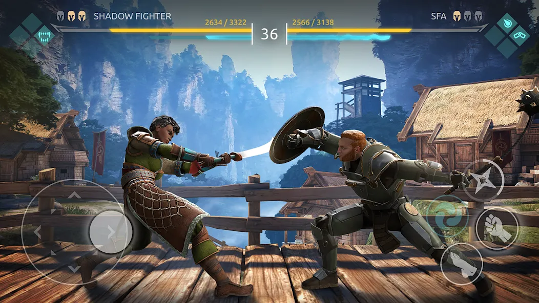 Shadow Fight 4: Arena (Шадоу Файт 4)  [МОД Unlocked] Screenshot 1