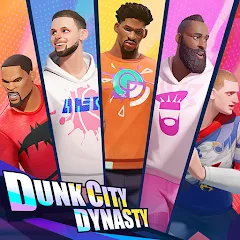 Взломанная Dunk City Dynasty (Данк Сити Династия)  [МОД Бесконечные монеты] - полная версия apk на Андроид