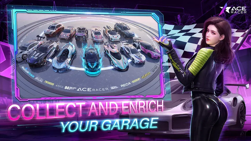 Ace Racer (Эйс Рейсер)  [МОД Unlocked] Screenshot 2