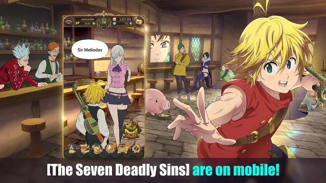 The Seven Deadly Sins (Девять смертных грехов)  [МОД Меню] Screenshot 1