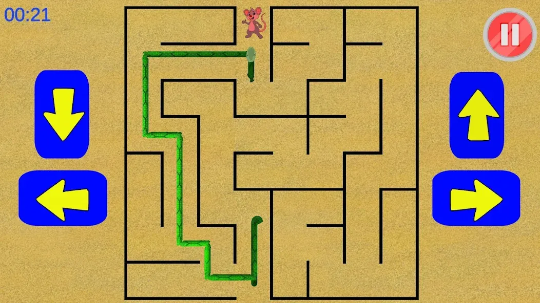 Snake Maze game (Змеиная лабиринтная игра)  [МОД Unlimited Money] Screenshot 5