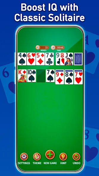 Solitaire: Classic Card Game (Клондайк Солитер)  [МОД Unlimited Money] Screenshot 1