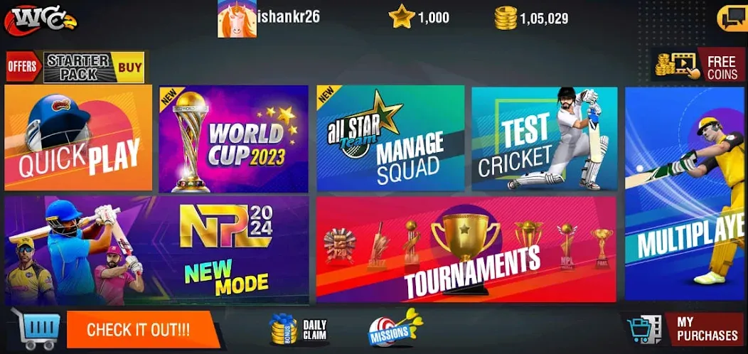 World Cricket Championship 2 (Ворлд Крикет Чемпионшип 2)  [МОД Меню] Screenshot 5