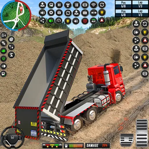 Cargo Truck Driving Truck Game (Ойл трек геймс симулятор 3D)  [МОД Бесконечные монеты] Screenshot 1