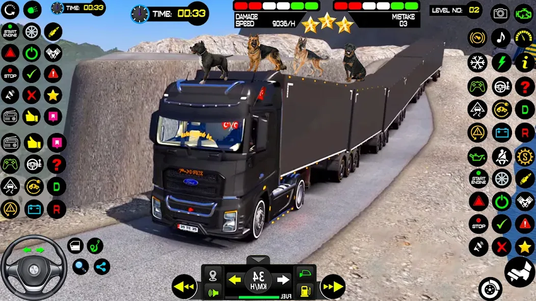 Cargo Truck Driving Truck Game (Ойл трек геймс симулятор 3D)  [МОД Бесконечные монеты] Screenshot 2