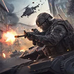 Взлом Infantry Attack: War 3D FPS (Инфантерийская атака)  [МОД Много монет] - полная версия apk на Андроид