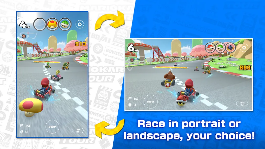 Mario Kart Tour (Марио Карт Тур)  [МОД Menu] Screenshot 3