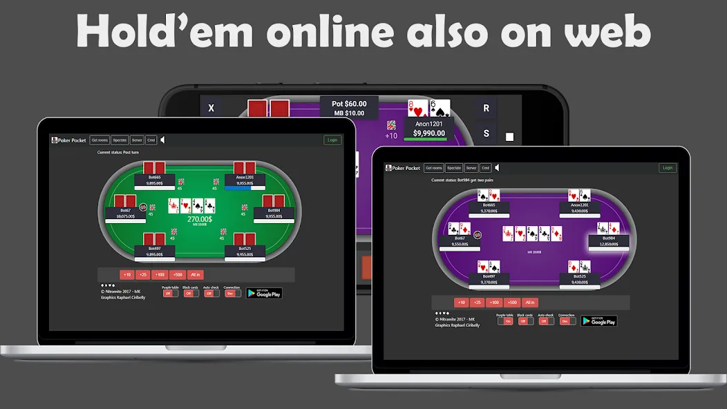 Poker Pocket Poker Games (Покер Покет)  [МОД Бесконечные монеты] Screenshot 2