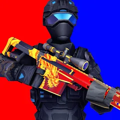 Скачать взлом POLYWAR: 3D FPS online shooter (ПОЛИВАР)  [МОД Mega Pack] - полная версия apk на Андроид