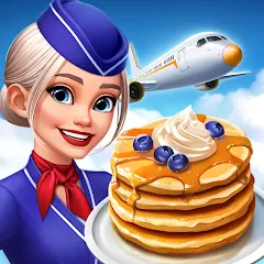 Скачать взломанную Airplane Chefs - Cooking Game (Эйрплейн Чефз)  [МОД Много денег] - полная версия apk на Андроид