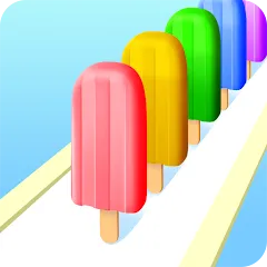 Взломанная Popsicle Stack (Попсикл Стэк)  [МОД Много денег] - полная версия apk на Андроид