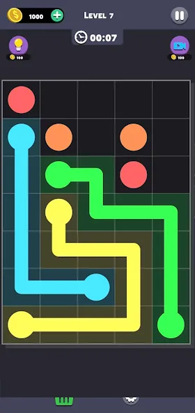 Same Color: Connect Two Dots (Сейм Колор Дот)  [МОД Бесконечные деньги] Screenshot 4