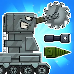 Взломанная Tanks Arena io: Craft & Combat (Танки Арена ио)  [МОД Unlimited Money] - последняя версия apk на Андроид