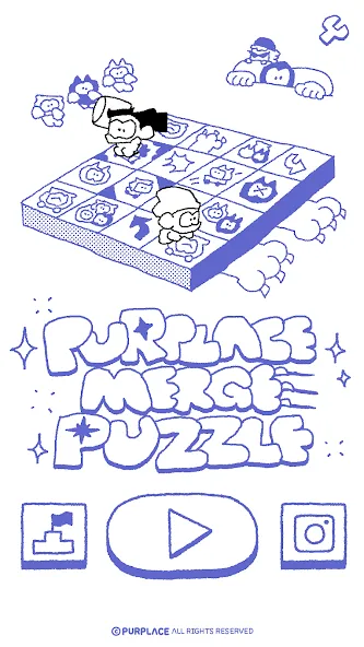 PURPLACE Merge Puzzle (Парплейс Мрдж Паззл)  [МОД Unlocked] Screenshot 1