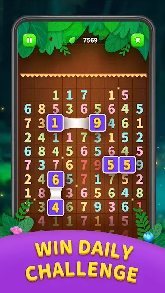 Number Match - Ten Pair Puzzle (Намбер Матч)  [МОД Unlimited Money] Screenshot 4