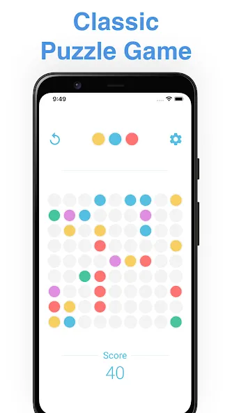 Color Lines (Цолор Линес)  [МОД Unlocked] Screenshot 1