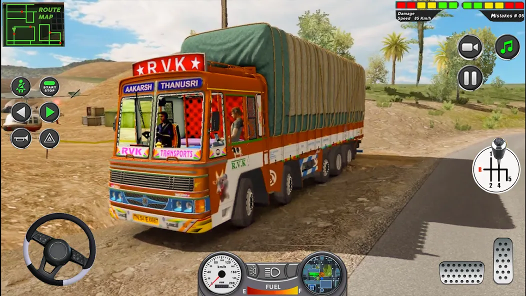 Indian Heavy Truck Delivery 3D  [МОД Mega Pack] Screenshot 1