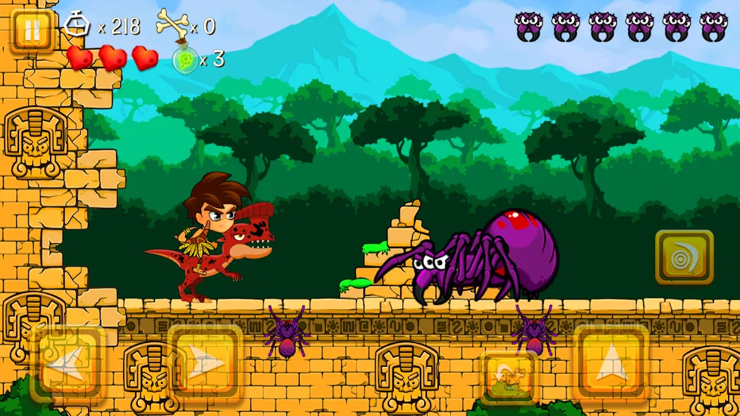 Super Warrior Dino Adventures (Супер Воин Дино Приключения)  [МОД Много денег] Screenshot 5